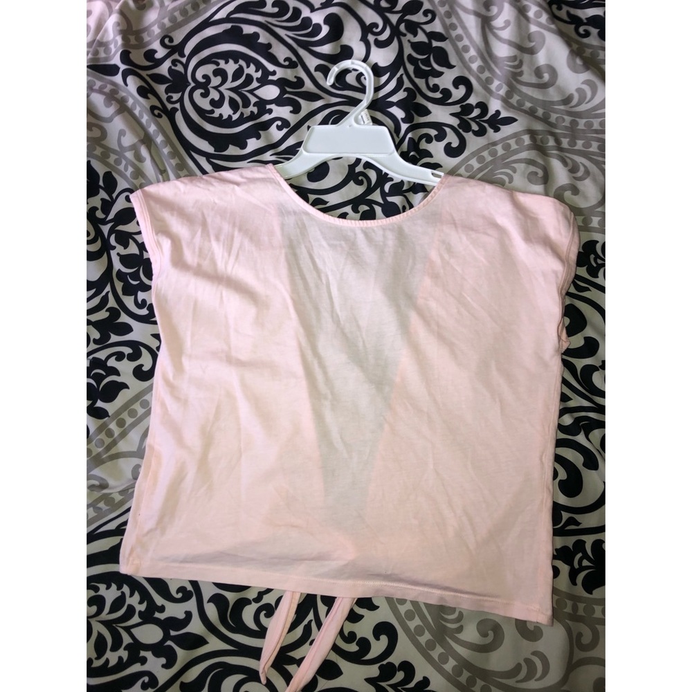 aritzia open back t-shirt